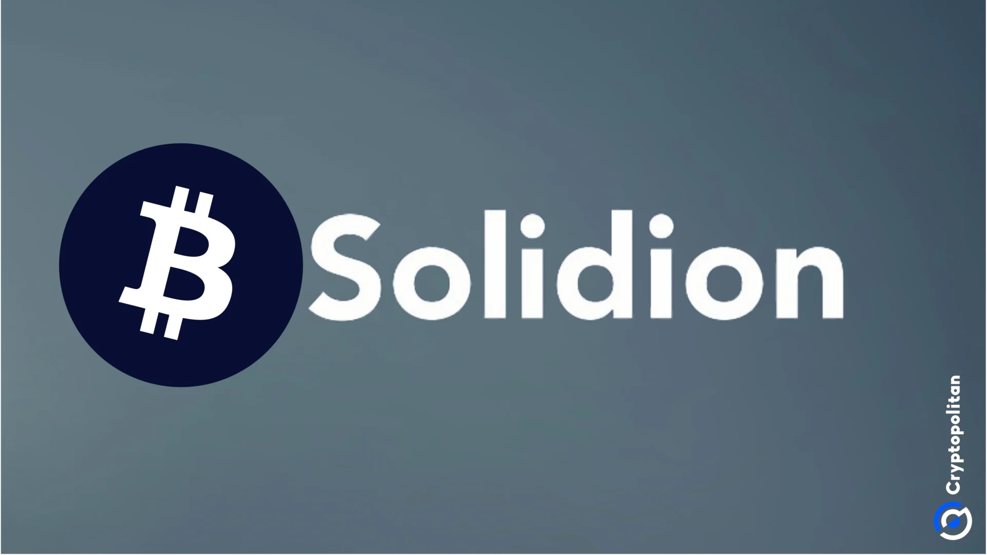 Solidion Technology选择比特币作为企业资金资产